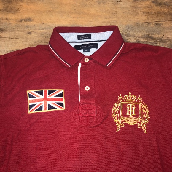 Tommy Hilfiger Polo Shirt Embroidered Crest Logo - Picture 3 of 9